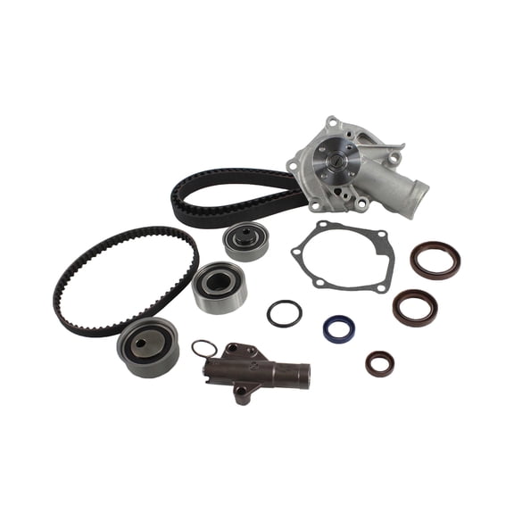 DNJ TBK162BWP Timing Belt Kit Water Pump Fits Cars & Trucks 07-12 Mitsubishi Galant 2.4L SOHC
