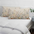 thumbnail image 4 of Vintage Botanical Standard Pillow Covers,Spring Floral Summer Botanical Rustic Breathable Throw Pillow Cases with Invisible Zipper,Decorative Pillowcase Pillows Protectors for Sofa Bed Chair 20"x26", 4 of 9
