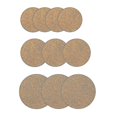 thumbnail image 1 of 10 piezas 3 tamaños Cork Plant Ers, 4/6/8 pulgadas Cork Plant Mats, 1 of 4