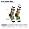 thumbnail image 2 of Logiee Happy Fall Y'All Print Adult Socks for Men & Women,Calf Socks, Ankle Socks,Boots Socks,Breathable Casual Sock,Unisex Crew Socks, 2 of 6
