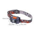 thumbnail image 4 of Luz para casco ajustable con luz blanca y roja, resistente al agua, forma de ojo de gato, faro de seguridad para actividades al aire libre como acampada y ciclismo (gris, sin batería)., 4 of 8