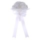 thumbnail image 2 of Novia De Bouquet Satin Ribbon Rose Con Elegante Decoración De Cristal De Encaje perfecl Ramo de la boda, 2 of 8