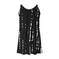 thumbnail image 5 of Gamivast Beach Dresses for Women Leaf Printed Scoop Neck Sleeveless Sundress Casual Summer Style Mini Dress Boho Beach Wear Loose Fit A-Line Sun Dress, 5 of 5