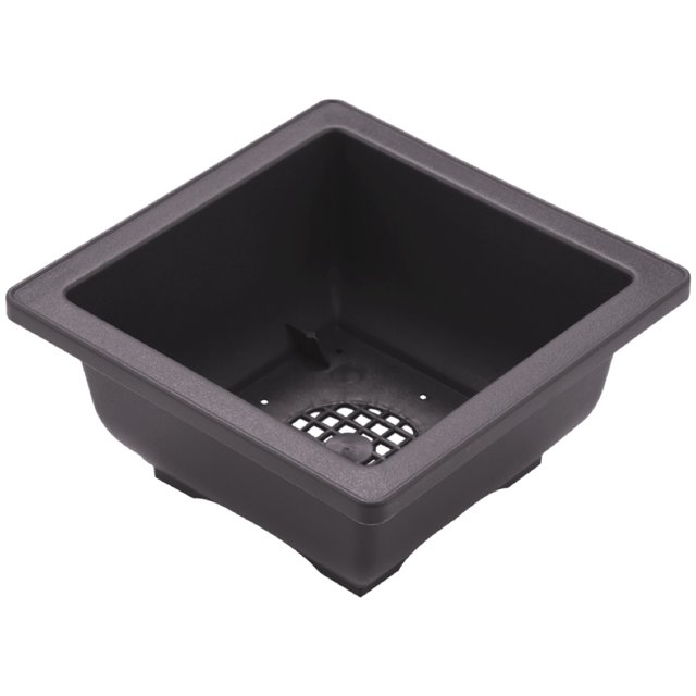 15 PCS 4.7 Inch Flower Pot, Square Plastic Bonsai Training Pot, Flower Succulent Flower Pot Container, for Garden, Interior, Home Decoration