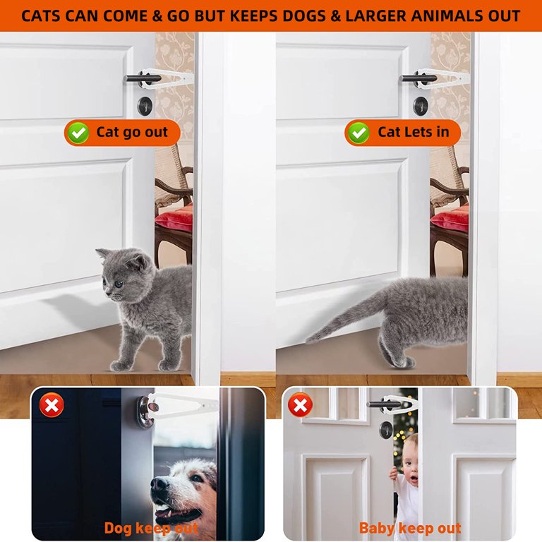 Keeps Dog Out Of Cat Food And Litter Box And Let Cat In, 56 OFF