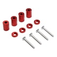 thumbnail image 2 of Almencla Universal Auto Truck Passenger Car Spacer Riser Kits for Hood Breather Red, 2 of 8