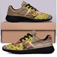 thumbnail image 3 of Ish Highland Cattle Sunflower Shoes Sneakers Black Size 10, 3 of 7