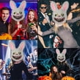 thumbnail image 5 of Halloween Mask Horror Rabbit Mask, Scary Halloween Mask for Adults Children, Funny Bunny Mask for Halloween Costume, Carnival Party, Cosplay Masquerad, 5 of 5