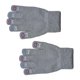 thumbnail image 5 of Guantes de invierno cálidos, ligeros, aislantes, con puños elásticos, únicos, informales, para pantalla táctil. Gris, 5 of 9