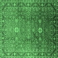 thumbnail image 1 of Ahgly Company Indoor Square Oriental Emerald Green Traditional Area Rugs, 7' Square, 1 of 4