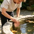thumbnail image 3 of Bird Bath Plate Decorative Purification Plate with Support Points Natural All Weather Water Suitable for Outdoor Bird Bath Tubs and Bowls Multiple Choices, 3 of 4