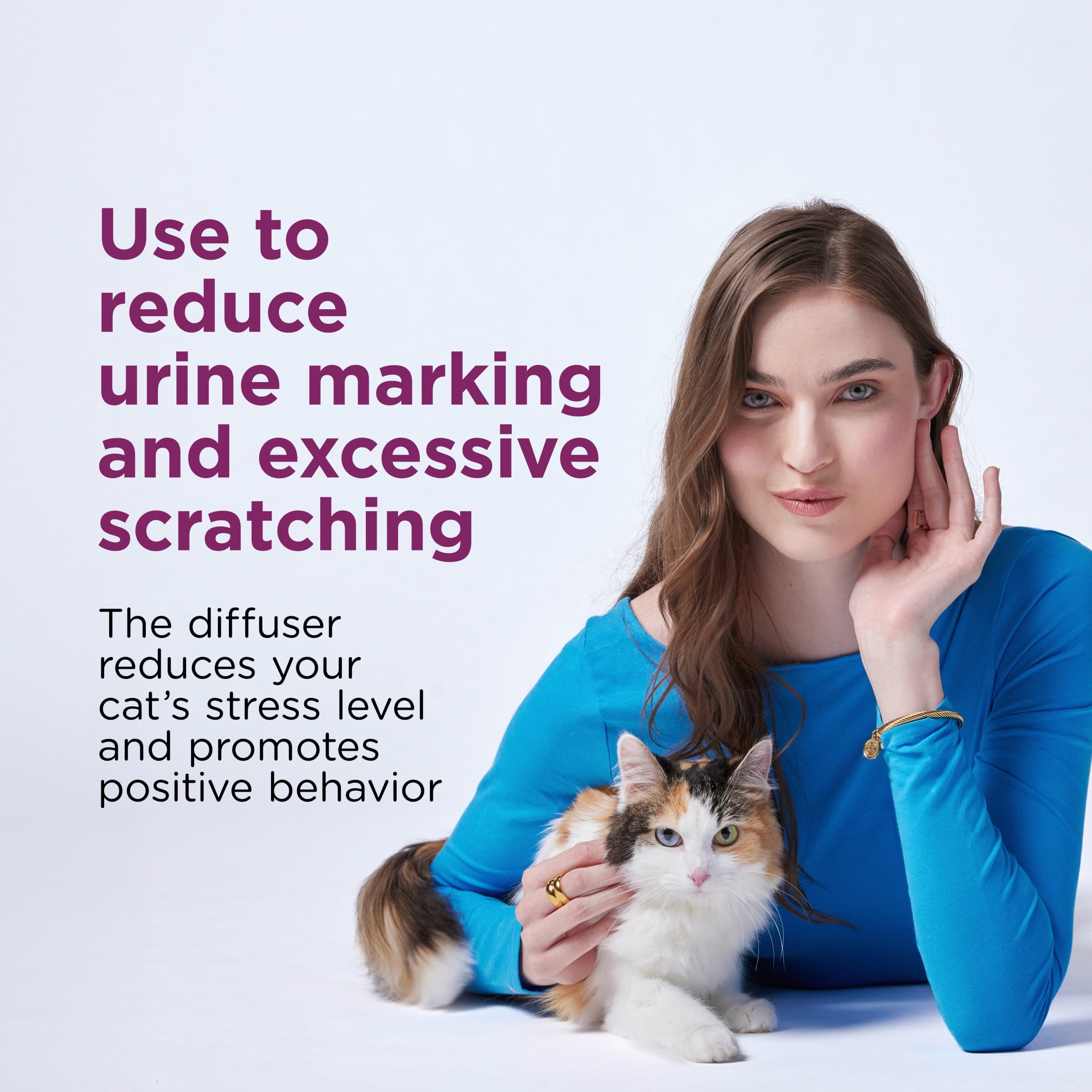Comfort Zone Single & Multi-Cat Calming Diffuser: 1 Pheromone Diffuser & 1 Refills (30 Days)