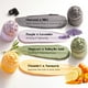 thumbnail image 4 of Set de mascarillas faciales ANRCOLLECT 4 mascarillas de arcilla con vitamina C, color carbón, 4 of 9