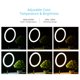 thumbnail image 4 of Anillo de luz LED de 30 cm/12 pulgadas 5600-8200K Diammable 3 colores con, 4 of 8