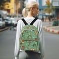 thumbnail image 7 of FORMRS Mini Backpack Purse for Women Travel Daypack Casual Shoulder Bag, Christmas Cookies, 7 of 7