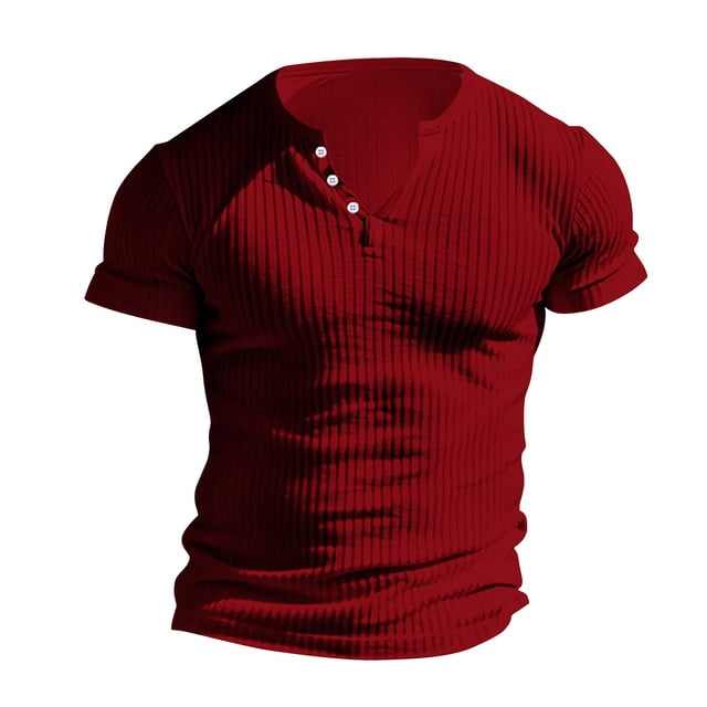 Styesk T Shirts for Man Men's Short Sleeved Short Sleeved Round Neck Top