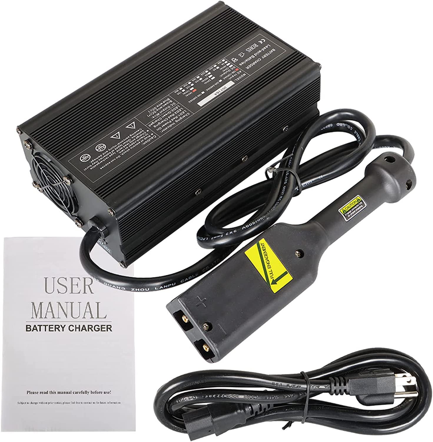 ALL-CARB Golf Cart Battery Charger 36V 16 Amp for EZ-GO, Yamaha, Club ...