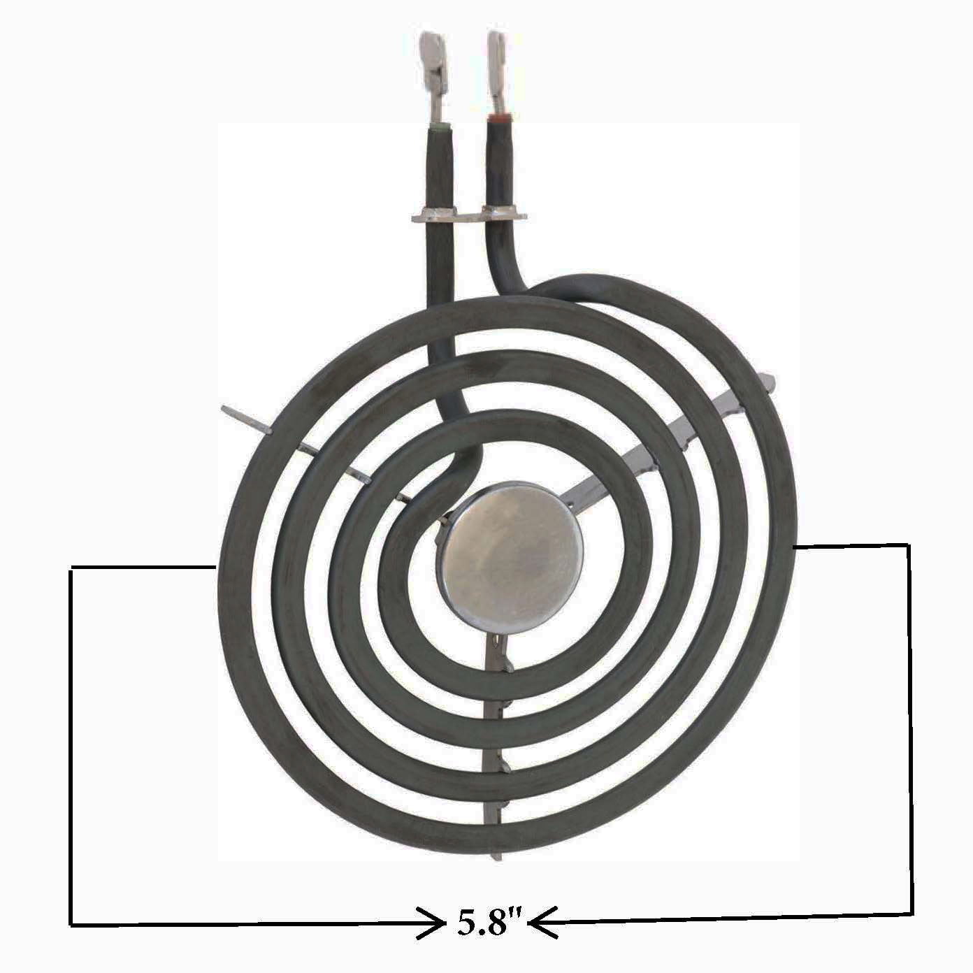 Kitchen Basics 101 WB30T10074 WB30T10078 Electric Range 4 Piece Set Surface Element Burner Kit for GE Hotpoint AP3186376, 243922, 911363, WB30T10033, AP5983743, WB30X20479, WB30X24401, PS11721464