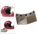 thumbnail image 5 of -Snap casco de motocicleta Visor solar para la mayoría de la cara abierta media cara o cascos Vintage , Marrón1, 5 of 8