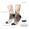 thumbnail image 4 of Balery Cute Mouse In Glasses Pattern Crew Socks Unisex– Soft & Breathable Socks for Men & Women, One-Size Fits Most (US 5-11), Comfortable & Durable for Daily Wear, 4 of 6