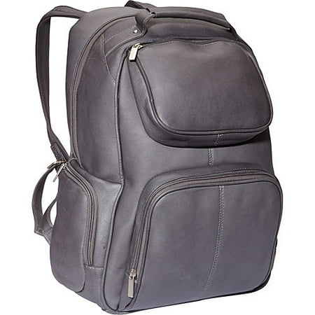 Le Donne Leather 16" Multi Pocket Laptop Back Pack