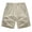 Khaki, variant on Womens Hiking Shorts Quick Drying Lightweight Elastic Waist Stretchy Shorts For Women Workout Shorts For Women Women'S Shorts With Zipper Pockets