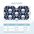 thumbnail image 3 of Bingfone white arrow Skull Car Windshield Sunshade,Sun Foldable Sun Shield Sun Visor for Car - Small, 3 of 8