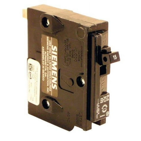Siemens Circuit Breaker,15A,Bolt On,277V,1P  BQD115