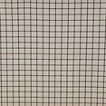 thumbnail image 2 of Zelouf Carmen Menswear Plaid Scuba Crepe Jacquard  , Sewing, DIY, Crafts Fabric by the Yard, Ivory/black, 10 Yard, 2 of 2