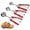 Red, variant on Cookie Scoop Set  3pcs Ice Cream Scoops For Baking Of 3 18/8 Stainless Steel Scooper With Trigger Release Dough Non-slip Grip
