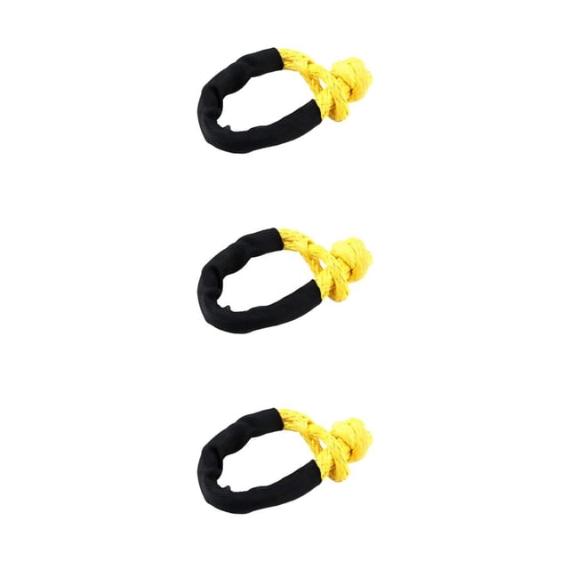 Kenally Cuerda de tracción de anillo de mosquetón de grillete resistente Cuerdas de remolque de correa de camión portátil de enganche Type1 NO1