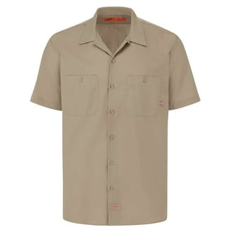 Dickies 5574 Twill, Button Down Long Sleeve Work Shirt - Khaki, L