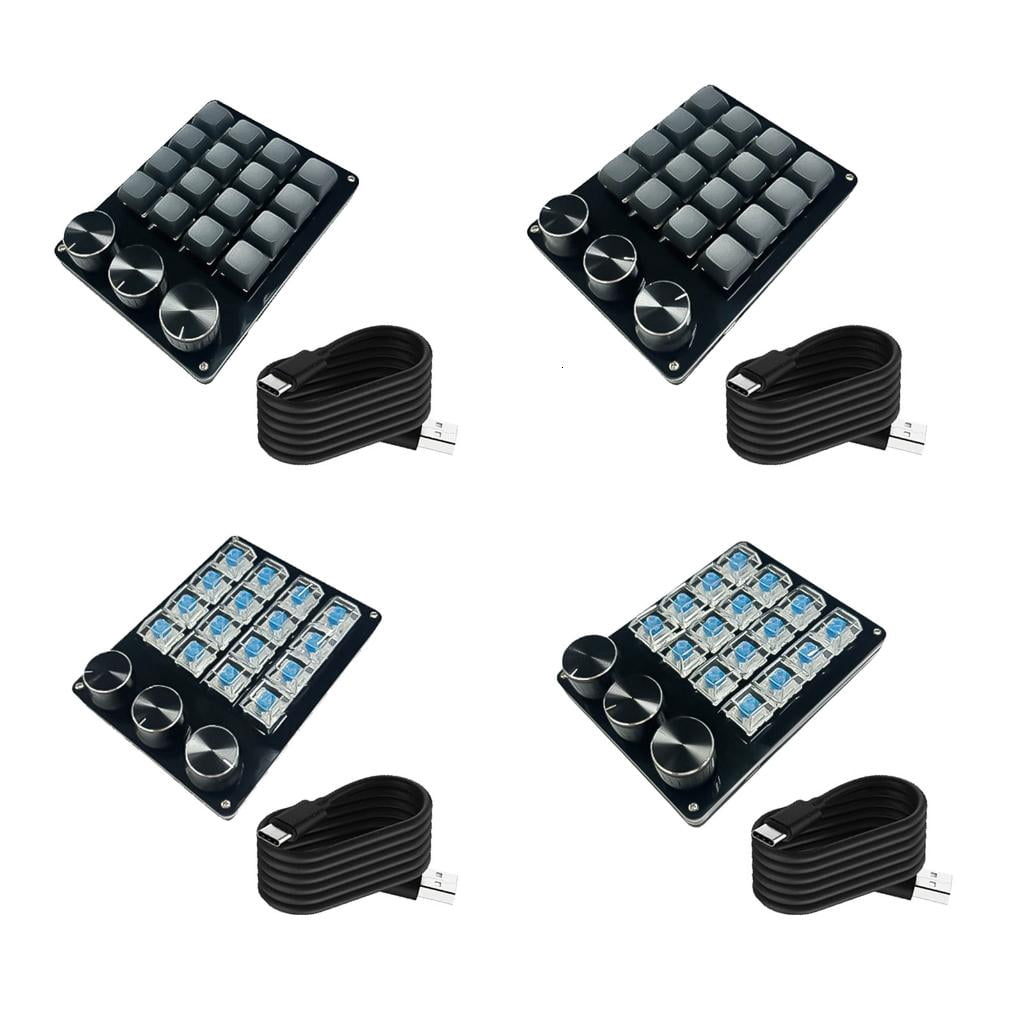 Advanced Programmable Keyboards Mechanical Gaming Keypad,Wire Hot Swappable Switches for Efficient Task Execution