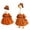 Thanksgiving-Orange, variant on RUINIXCW Porch Goose Outfits 23'' 4th of July Thanksgiving Christmas Easter Porch Goose Outfit Spring Summer Fall Winter Garden Porch Goose Dress Holiday Clothes for Lawn Goose Statue (No Goose)