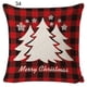thumbnail image 1 of Funda de almohada transpirable, funda de almohada de Navidad de piel de lino de un solo lado, 1 of 5