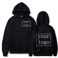 thumbnail image 2 of Sudadera con capucha con estampado de logotipo personalizado para hombre y mujer, sudadera de gran tamaño, sudaderas con capucha, jerséis Harajuku, ropa deportiva unisex, 2 of 4