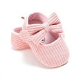 thumbnail image 5 of Fymall Newborn Infant Baby Soft Sole Bow-knot Crib Shoes, 5 of 5