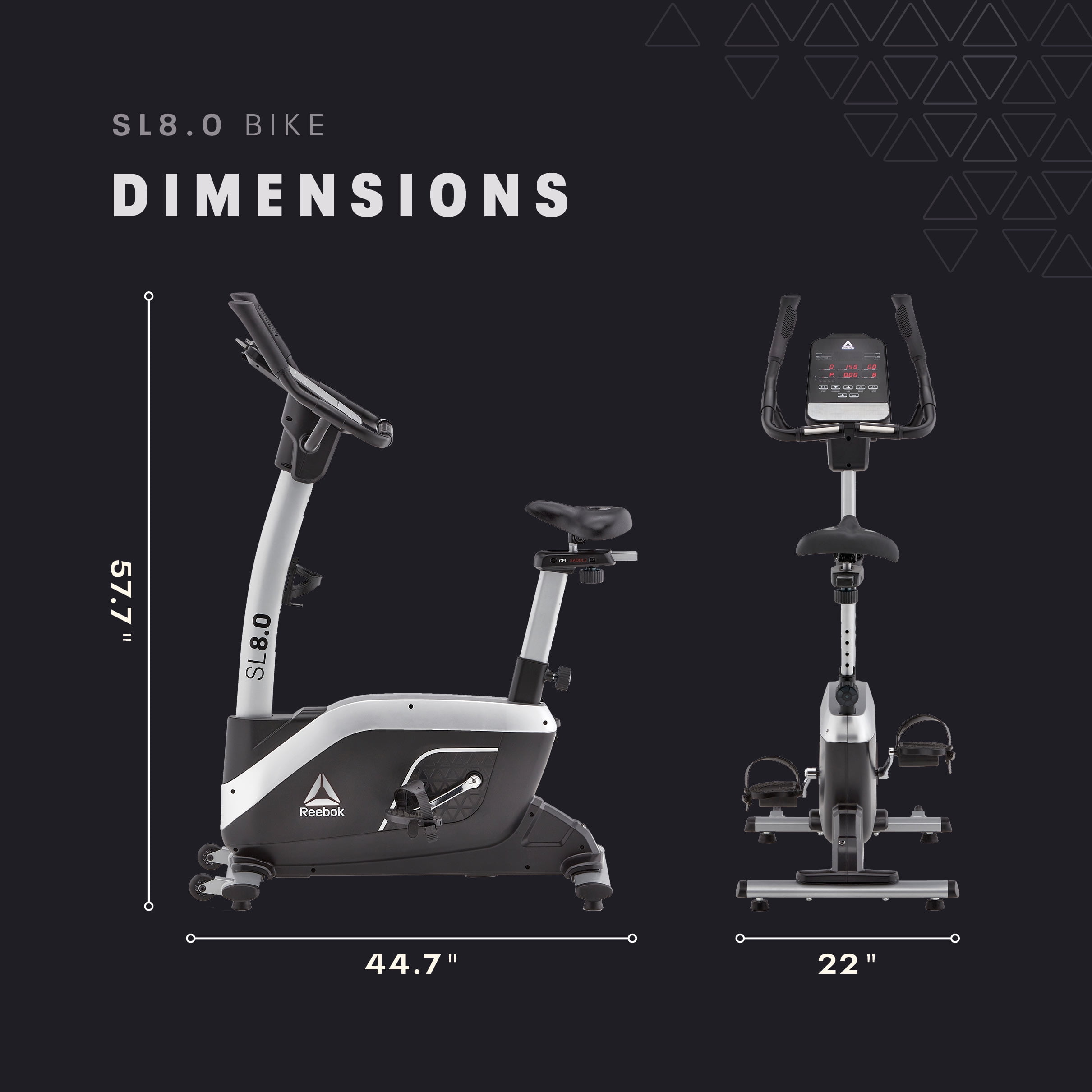 リーボック　エアロバイクSL8.0 ¥90,000 Reebok SL8.0 Exercise Bike, Indoor Upright Stationary Cycling