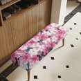 thumbnail image 4 of FUIALDOLG Pink Hibiscus Flower Print Stretch Bench Covers Slipcover, Anti-Dust Bench Seat Protector, Washable Rectangle Seat Covers for Dining Room, Living Room, Kitchen, 4 of 7