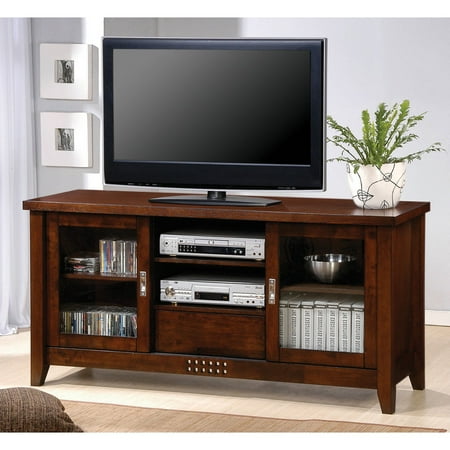 Coaster Transitional Warm/Brown TV Console for TVs up to 59