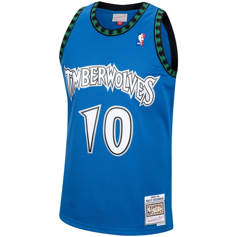 Men's Mitchell & Ness Wally Szczerbiak Blue Minnesota Timberwolves