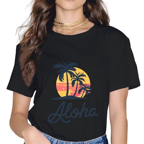 Cool Aloha Hawaii Hawaiian Vacation Souvenir T-Shirt