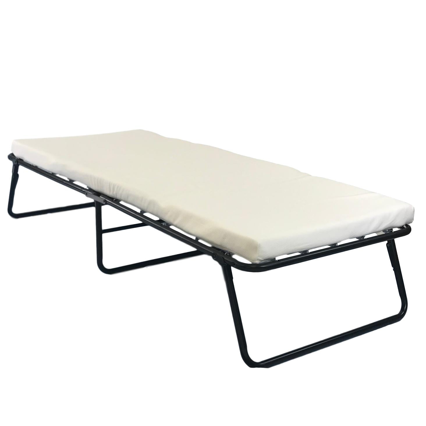 ViscoLogic Diamond Rollaway Folding Bed with Luxurious Memory Foam Mattress Super Strong