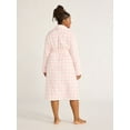 thumbnail image 5 of Joyspun Women's Plush Robe, Sizes S to 3X, 5 of 5