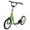 Green#4, variant on Kids Bike Aosom Youth Scooter Kick Scooter for Kids 5+ with Adjustable Handlebar 16" Front and Rear Dual Brakes Inflatable Wheels, Light Green,Boys Bike