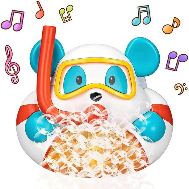 Máquina De Burbujas De Bañera De Dibujos Animados Para Niños, Juguetes De Baño De Burbujas Con 12 Canciones, Marcador De Burbujas De Baño, Juguetes De Ducha Para Niños Speravity FN005967-00
