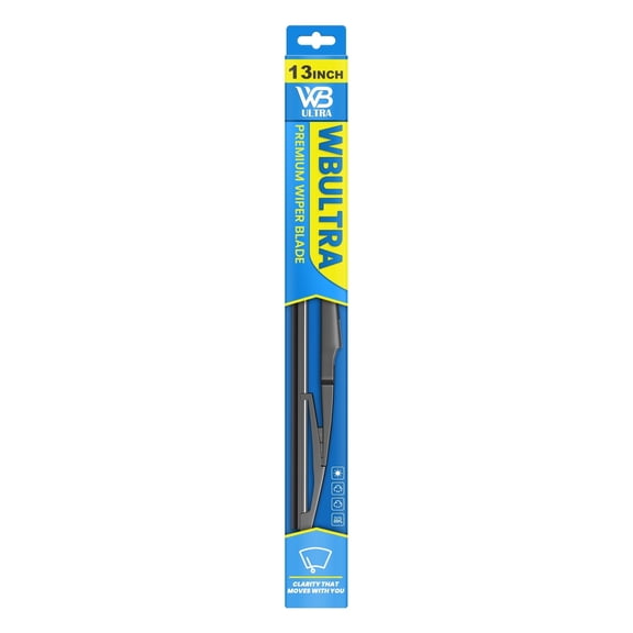 WBULTRA 13" Rear Wiper Blade, All-Season for Back Windshield, Pack of 1