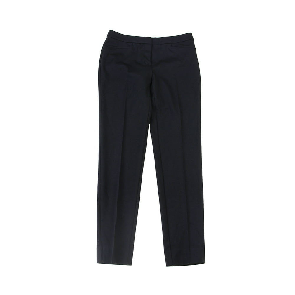 Jones New York - Jones York Black Faux Pocket Slim Trouser Pants 6 ...