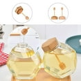 thumbnail image 4 of Pot en Verre de Forme Hexagonale avec Récipient de Stockage en Verre Résistant à la Chaleur Pot en Verre avec Couvercle et Couvercle pour la Cuisine à la Maison, 4 of 6