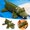 Green, variant on Cute Plush Animal Design Cosmetic Pencil Case, Soft Durable Alligator Figure Pouch for Women, for Office Gifts Travel Stationery Pen Case Pencil Pouch